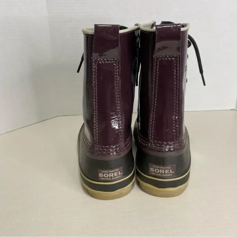 SOREL 1964 Premium Waterproof Winter Boot - Wine Patent - 6 - China